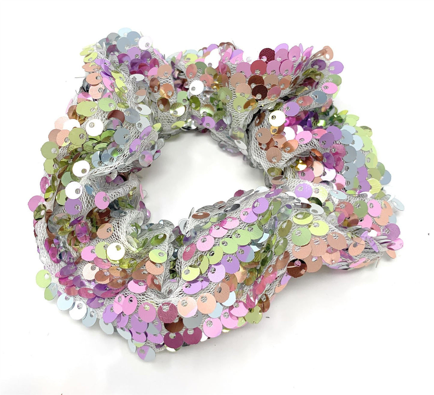 Sequin Elastic Stretch Hair Tie Scrunchie Ponytail Holder Scrunchy