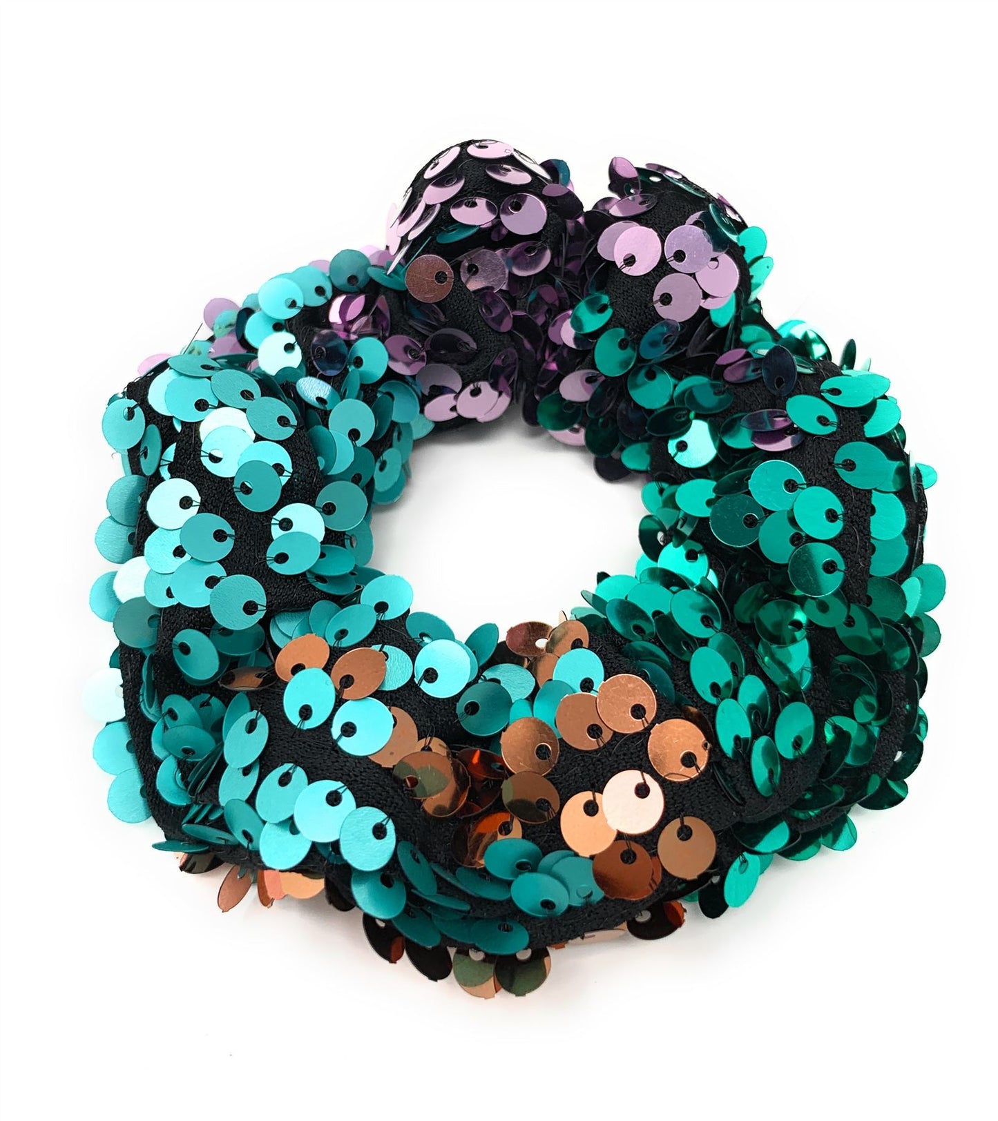 Sequin Elastic Stretch Hair Tie Scrunchie Ponytail Holder Scrunchy