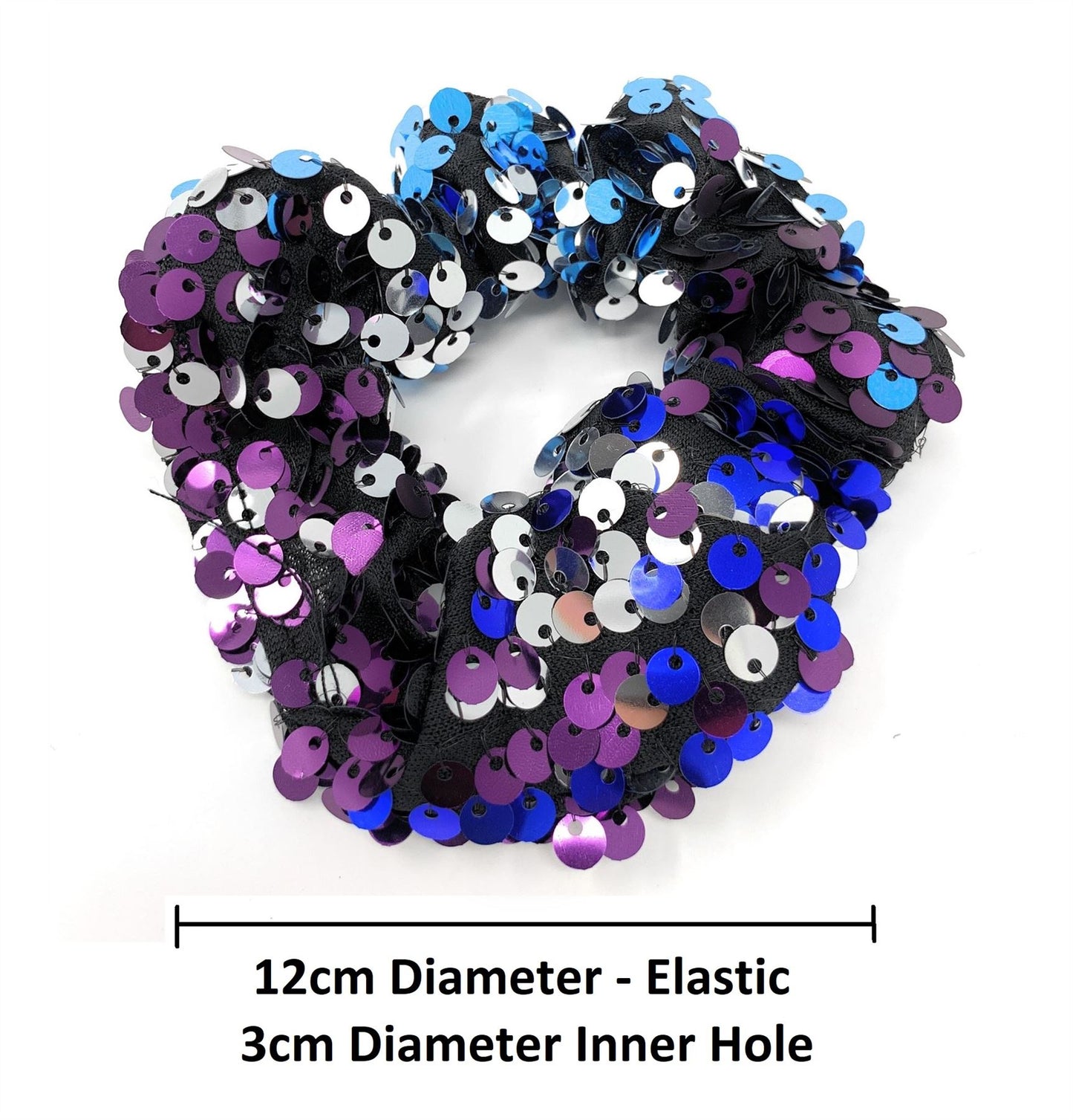 Sequin Elastic Stretch Hair Tie Scrunchie Ponytail Holder Scrunchy