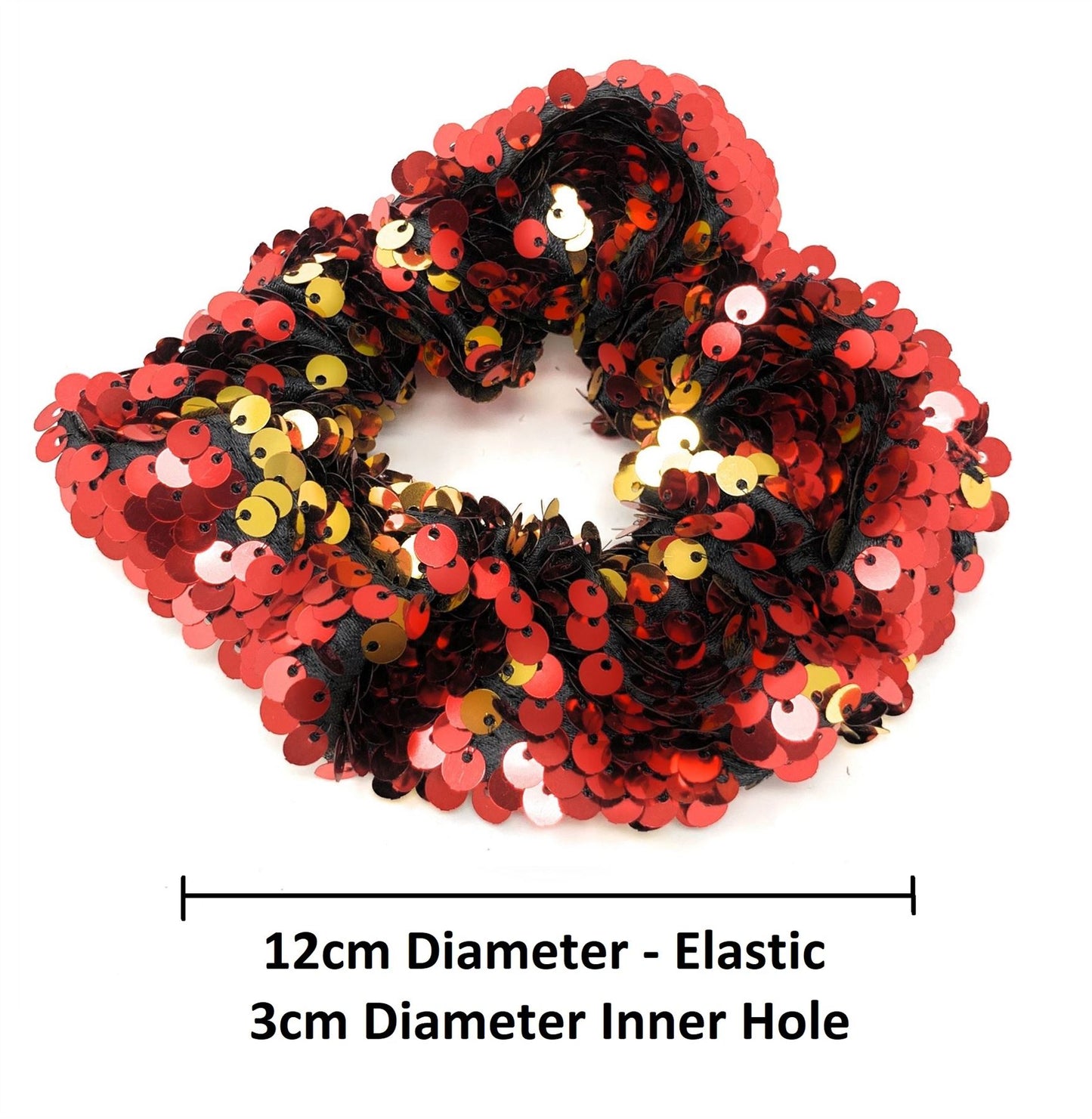 Sequin Elastic Stretch Hair Tie Scrunchie Ponytail Holder Scrunchy