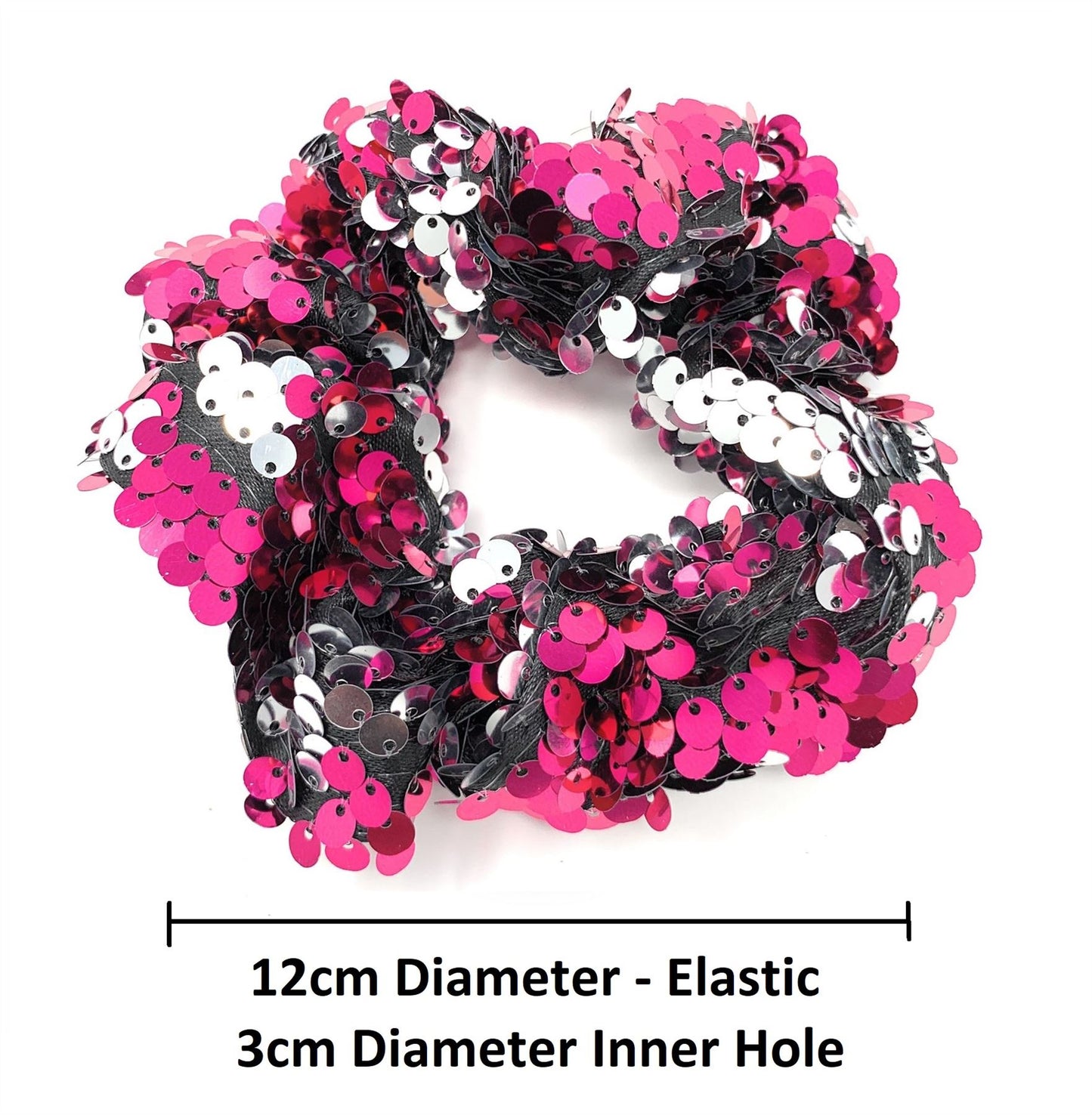 Sequin Elastic Stretch Hair Tie Scrunchie Ponytail Holder Scrunchy